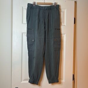Banana Republic Woman's Cargo Pants - Olive Green